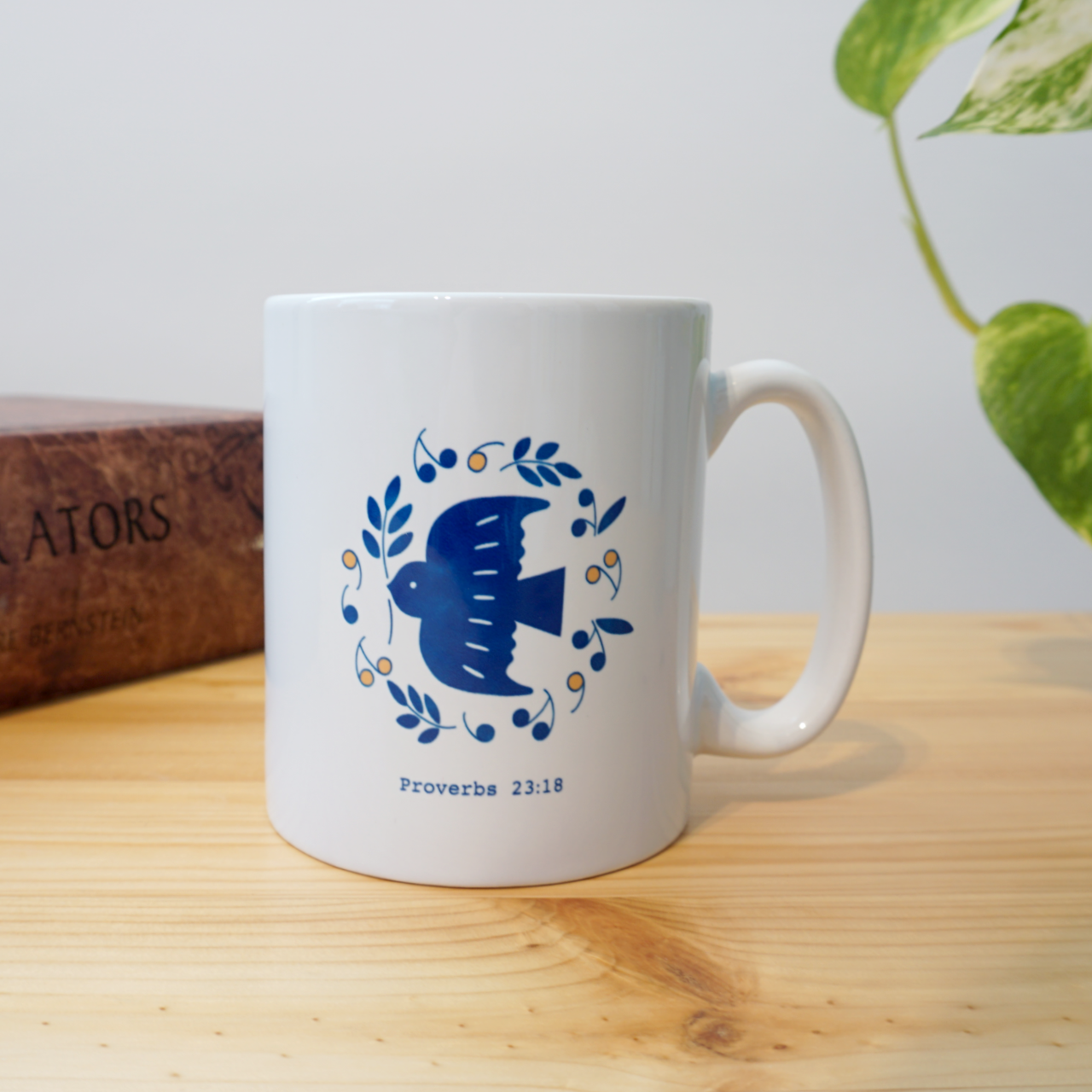 マグカップ-ハトとオリーブ